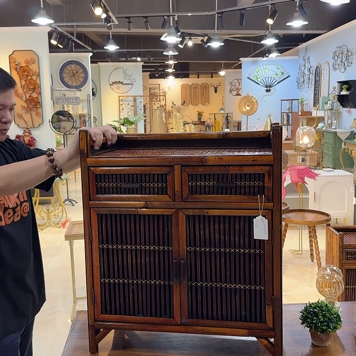 有机玻璃竹子柜子