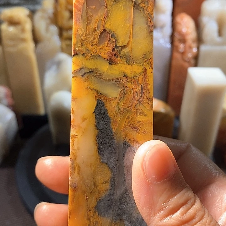 巴林石印石曾**海巴林石雕刻艺术品