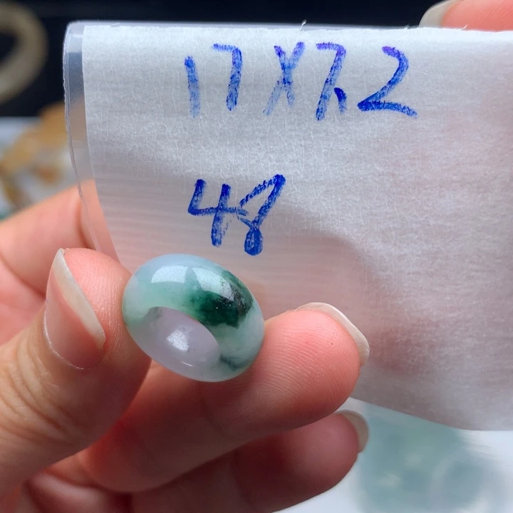 未镶嵌戒指翡翠戒圈