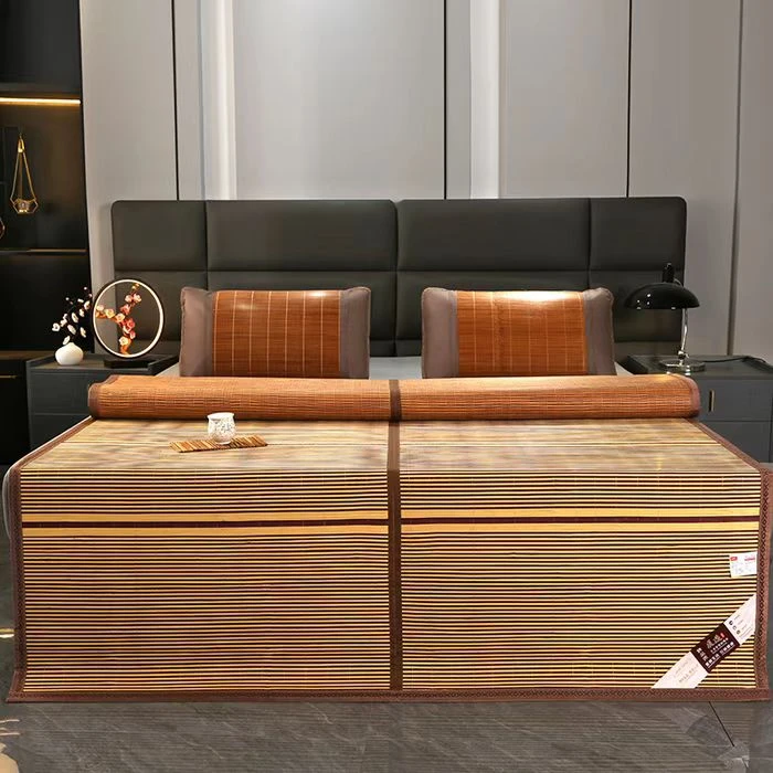 夏季高端凉席竹席子可折叠0.9米学生宿舍单双人1.5米1.8米家用