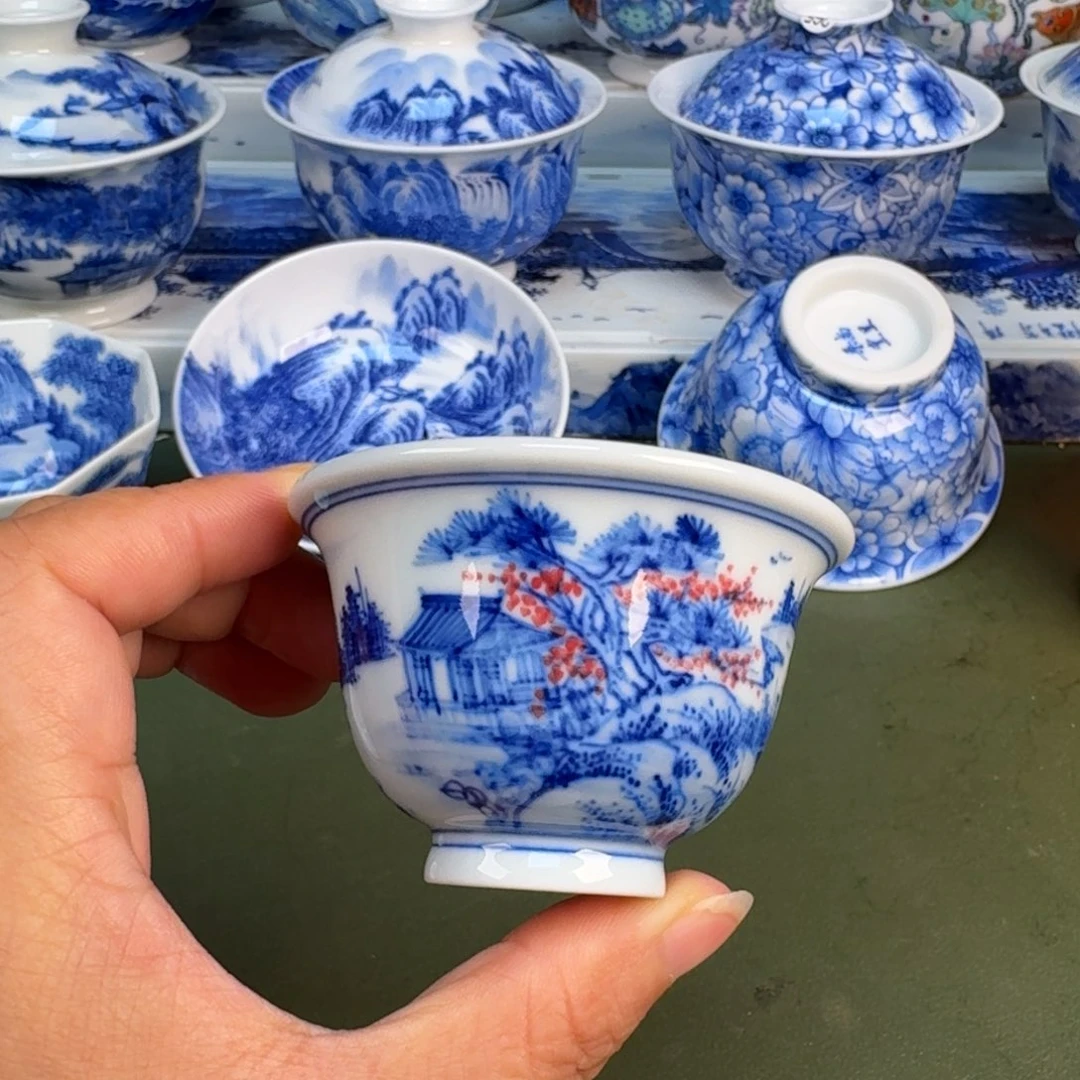 景德镇纯手绘茶具圆圆274