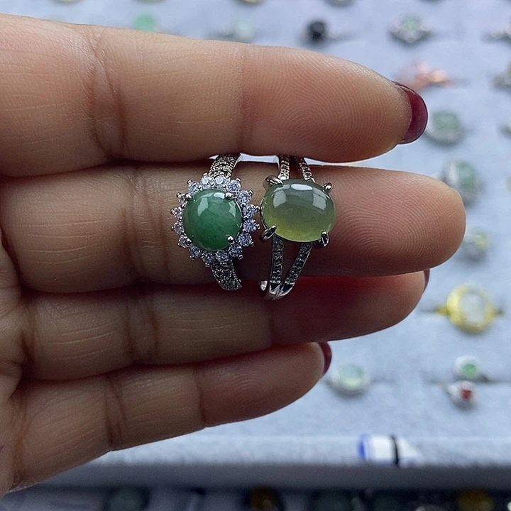 未镶嵌戒指翡翠糯*子缅甸