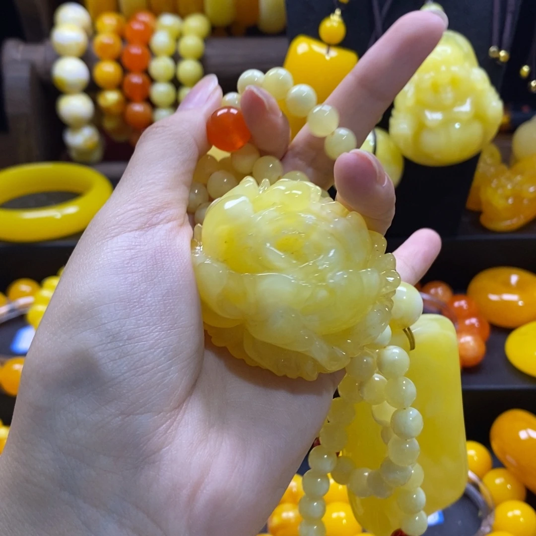 景***风非金属全品无暇念珠牡丹