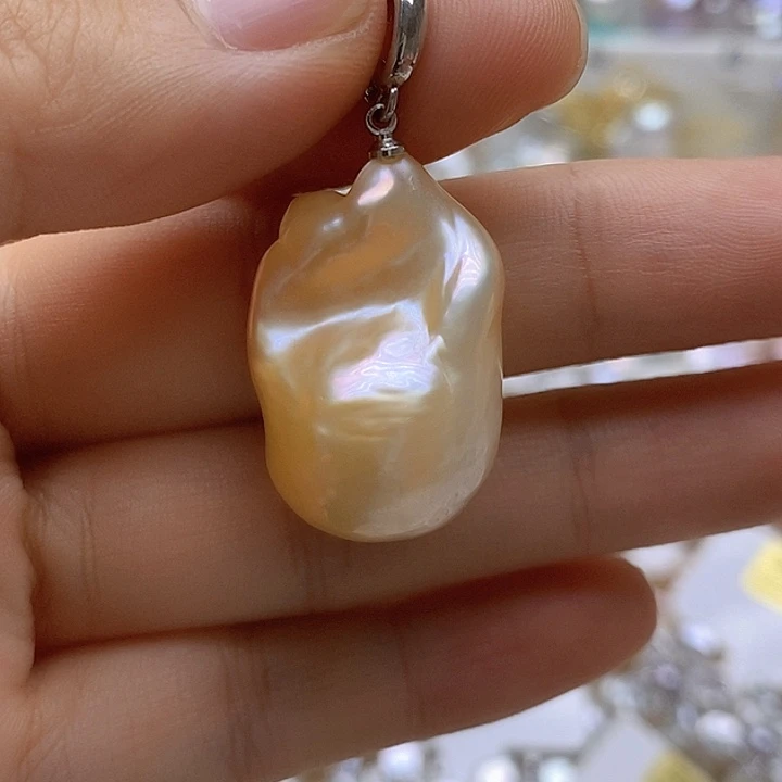 淡水珍珠未镶嵌吊坠(不含链)