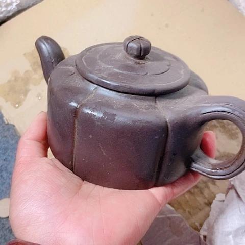 茶壶绿泥宜兴紫砂全手工制作工艺清