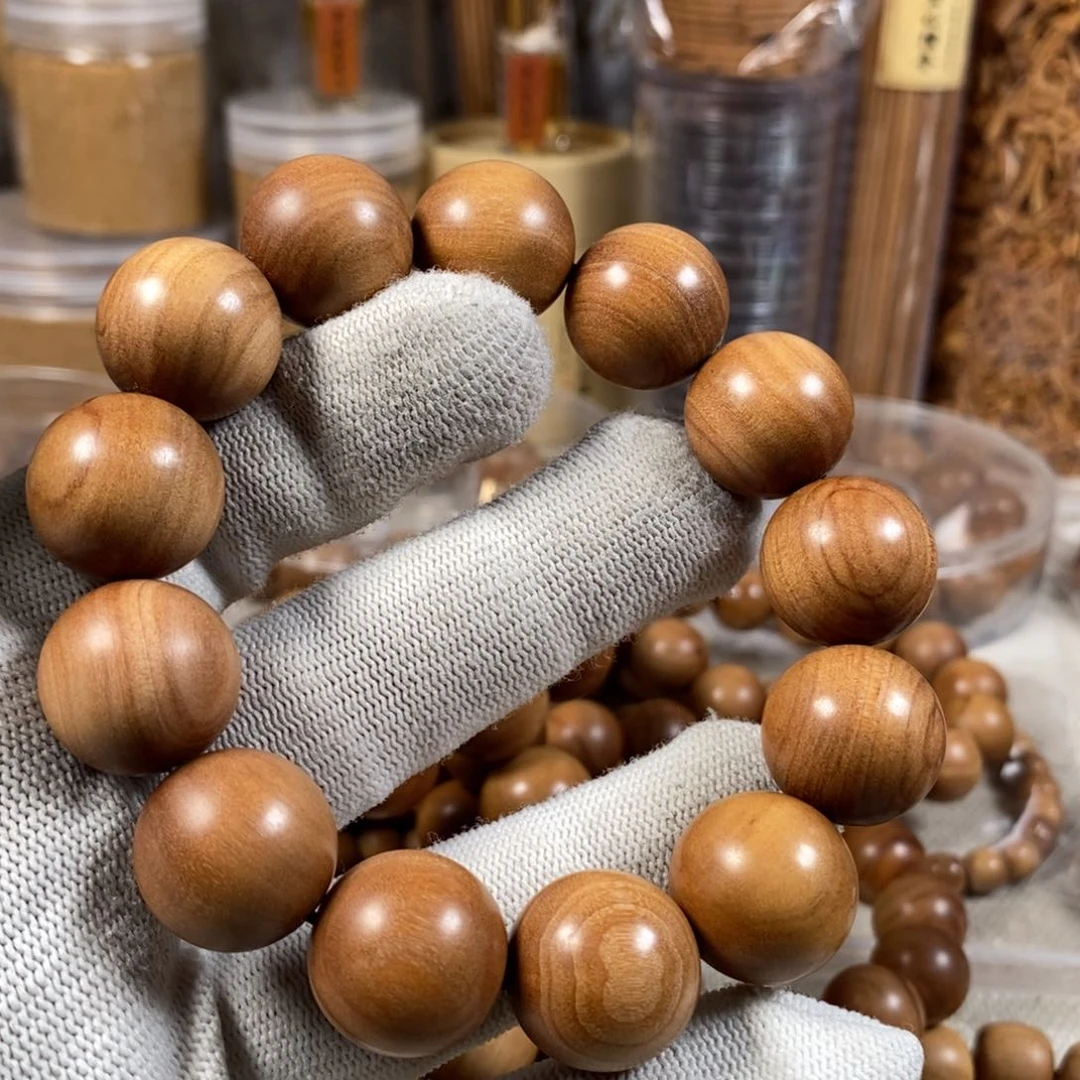 檀香木手串/手链1.8黑肉老料 迈索尔