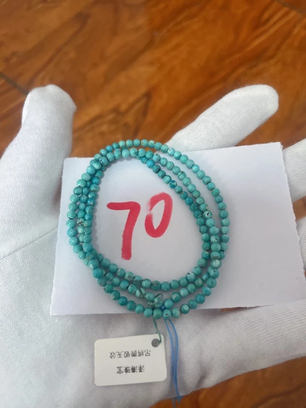 绿松石绿松石70卡3.6mm