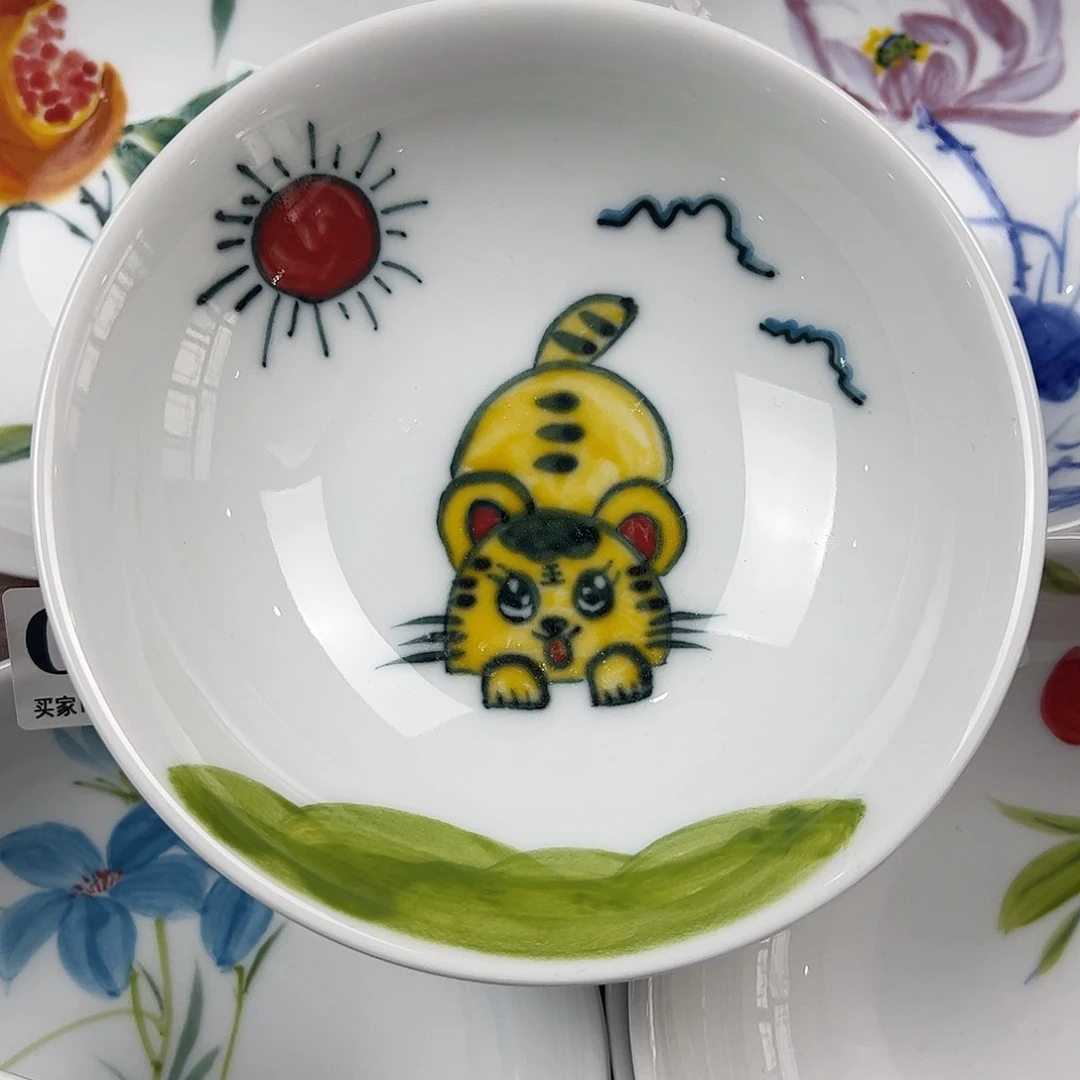 瓷片S****3景德镇陶瓷手工手绘制作