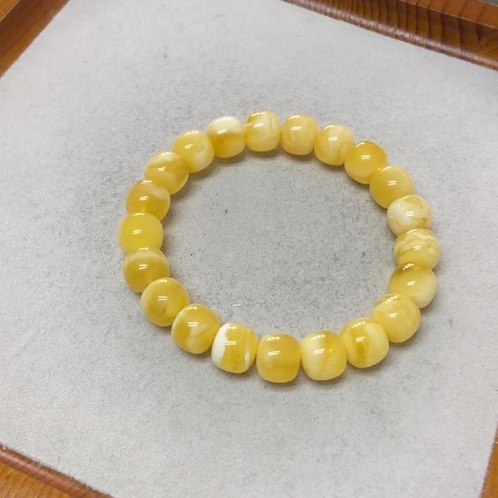 未镶嵌蜜蜡裸石手串