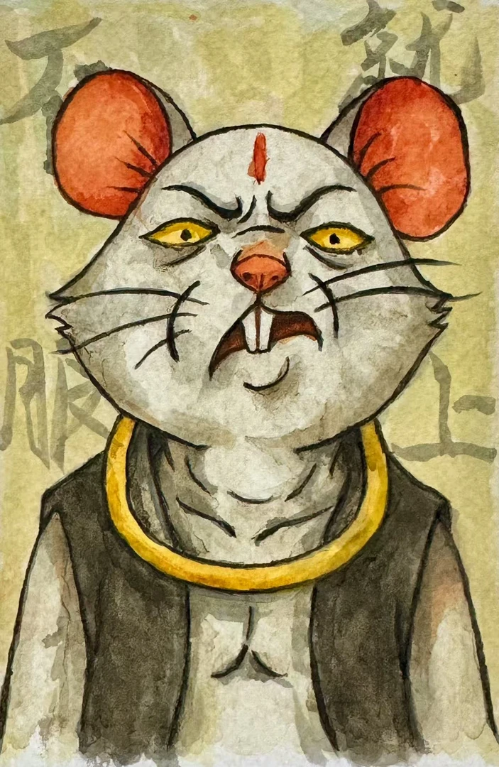 浪漫主义风格水彩画