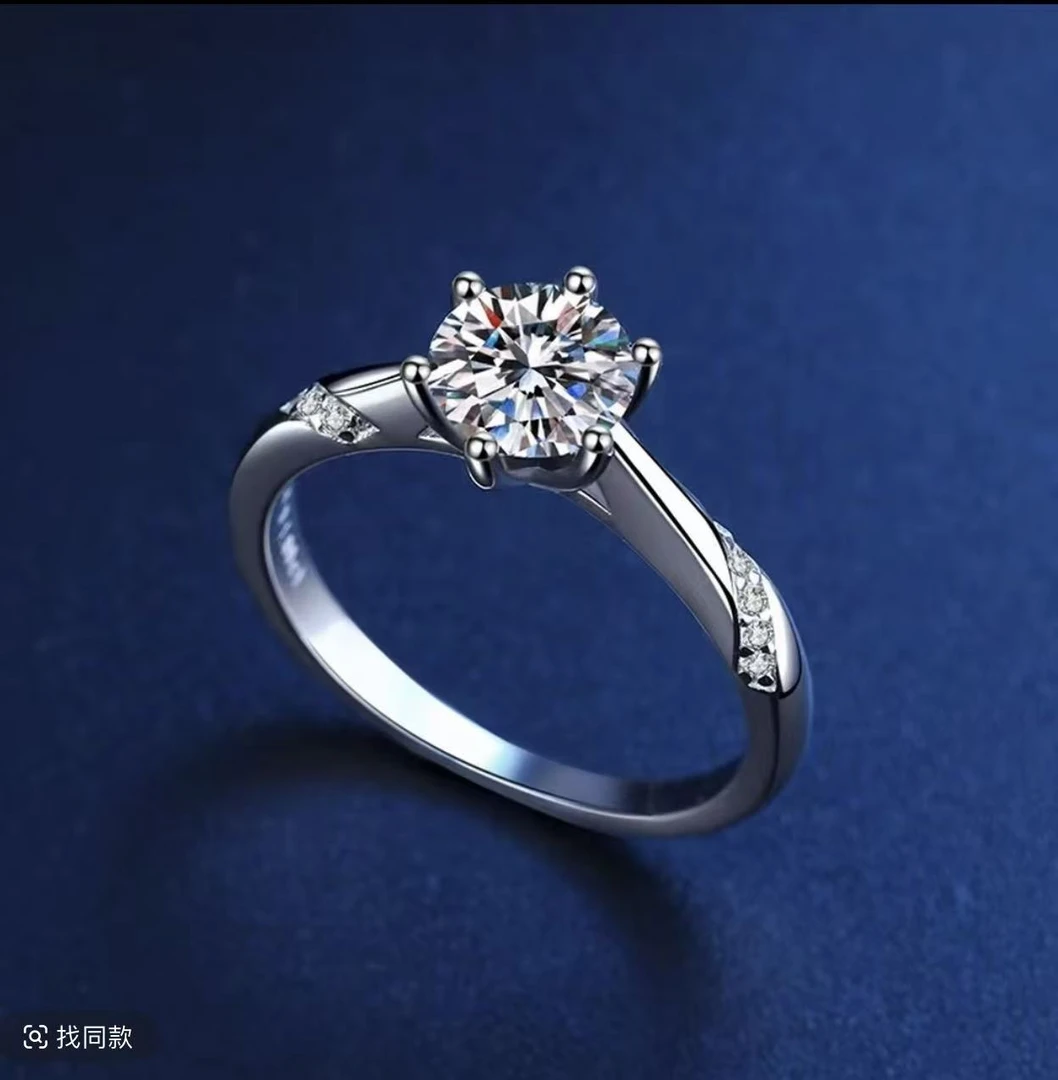 1.0CT T灵家六爪女戒 气质