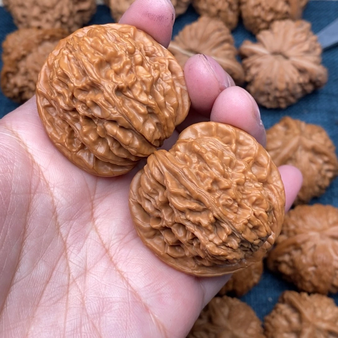 文玩核桃把件41老树汉高楼