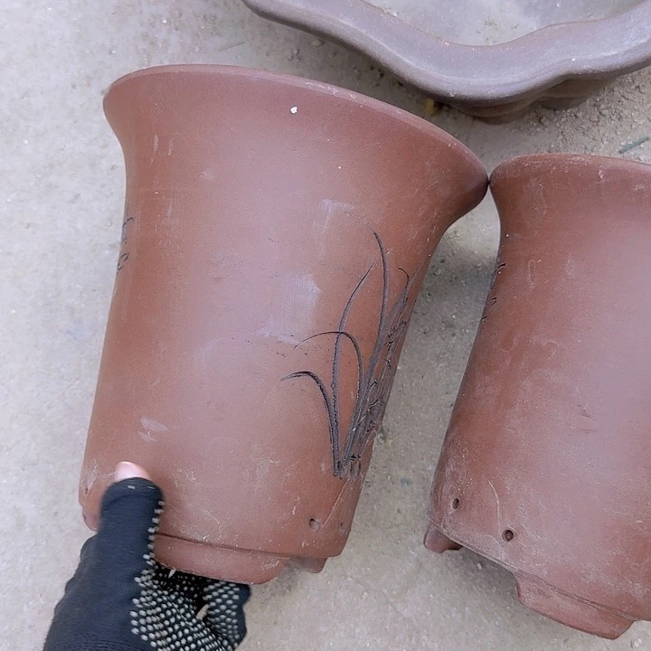 紫砂兰花盆2佳品佳品花盆