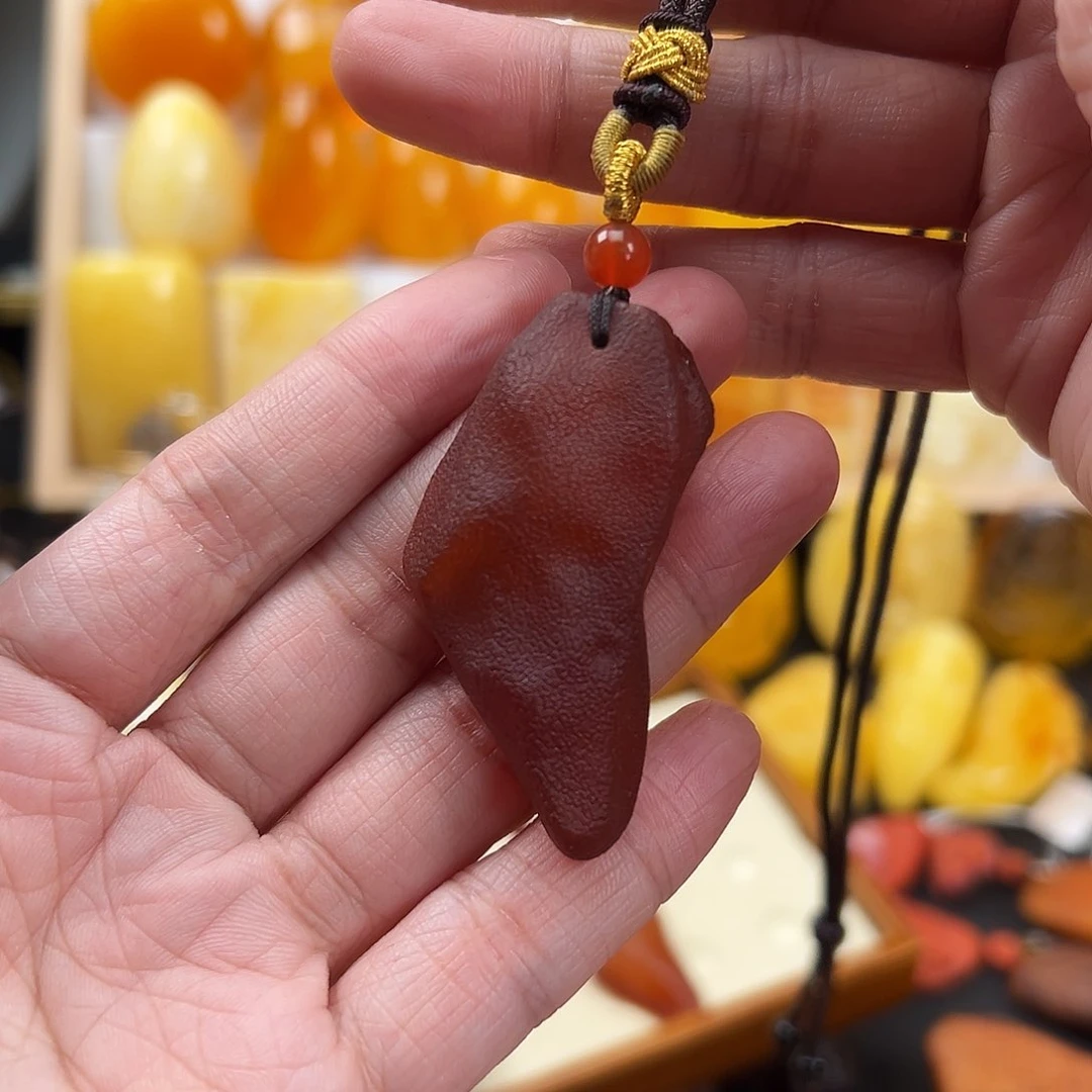 蜜蜡颈饰未镶嵌乐*蜜蜡