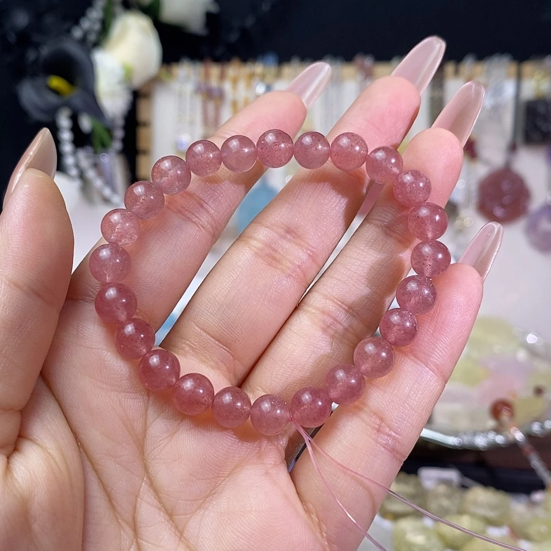 紫晶颈饰未镶嵌草莓串