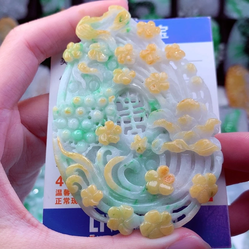 【闪购商品】翡翠颈饰未镶嵌挂件