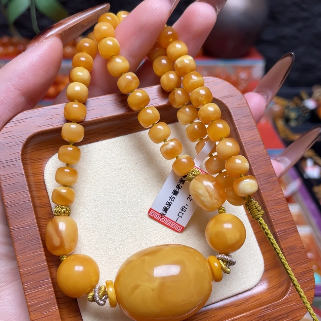 蜜蜡未镶嵌手链项链