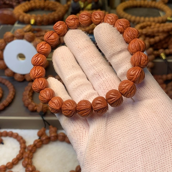 向***北手串桃核秦岭龙纹