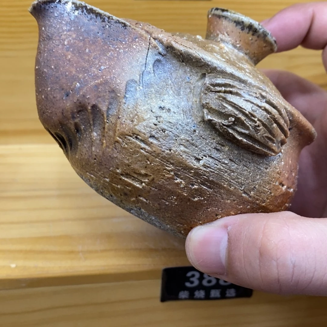 陶园柴烧，精品高货388瑕摆件