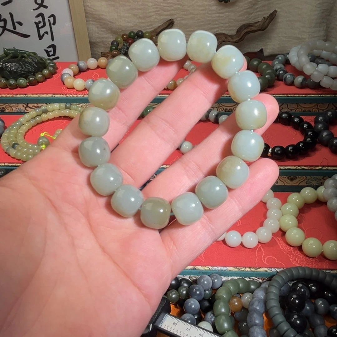 和田玉手链未镶嵌