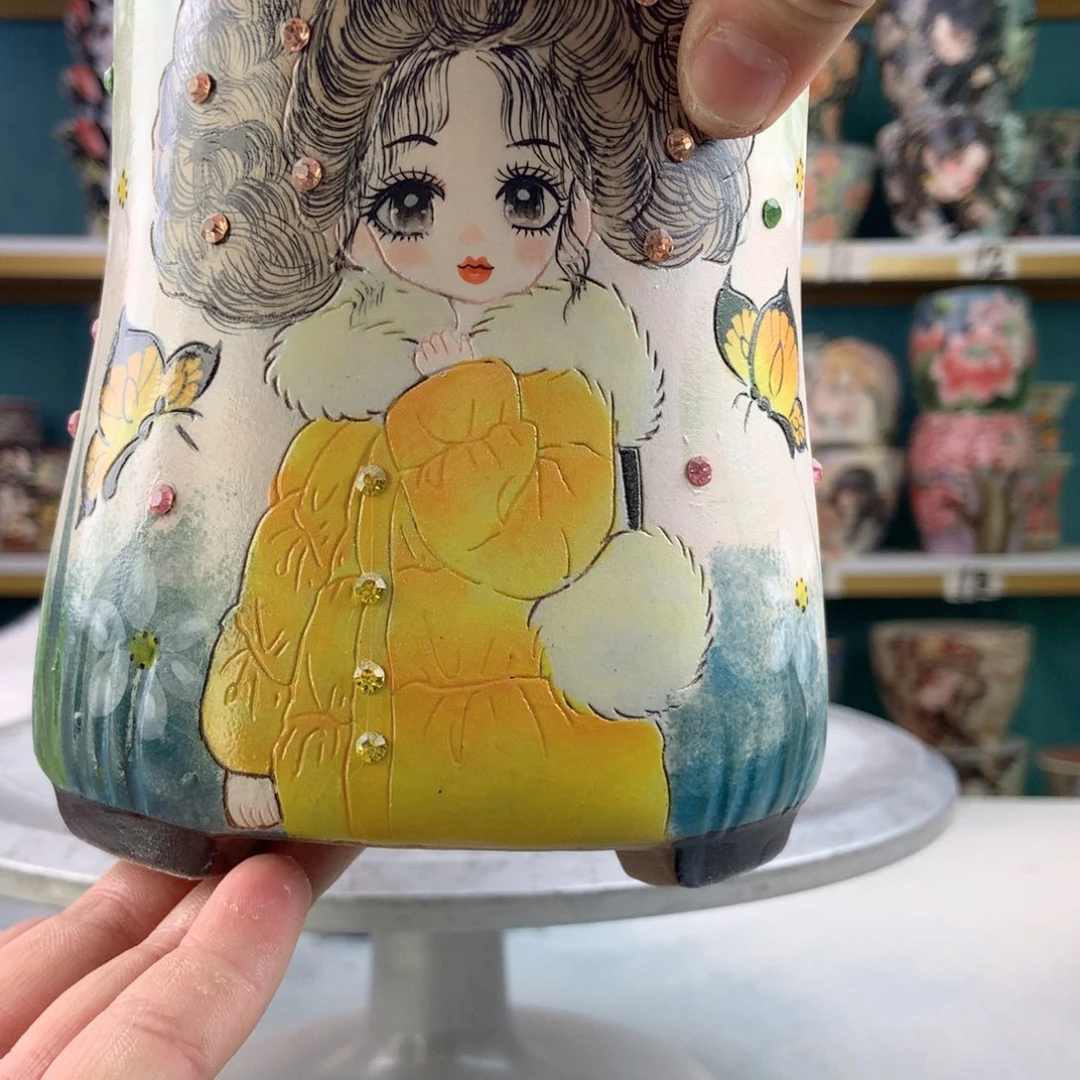 罐景德镇手工瑕疵245