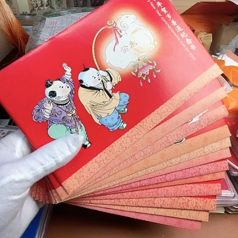 其他普通金属一轮生肖纪念币卡册套装，，，，