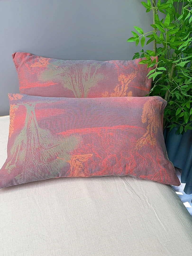 【新品枕套】全棉双层纱枕套 双面母婴A类加厚复古吸汗无甲醛无荧光