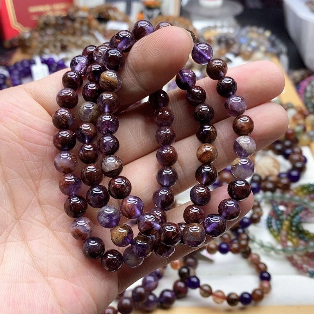 水晶手串未镶嵌多样性发货发一条