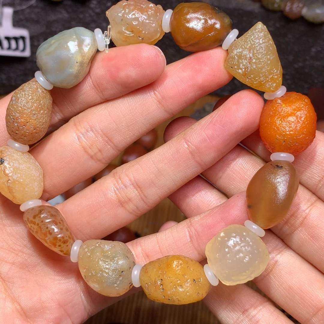 未镶嵌玛瑙/玉髓珠宝半成品