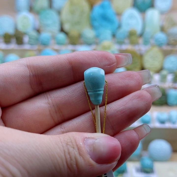 绿松石未镶嵌珠宝奇石9mm