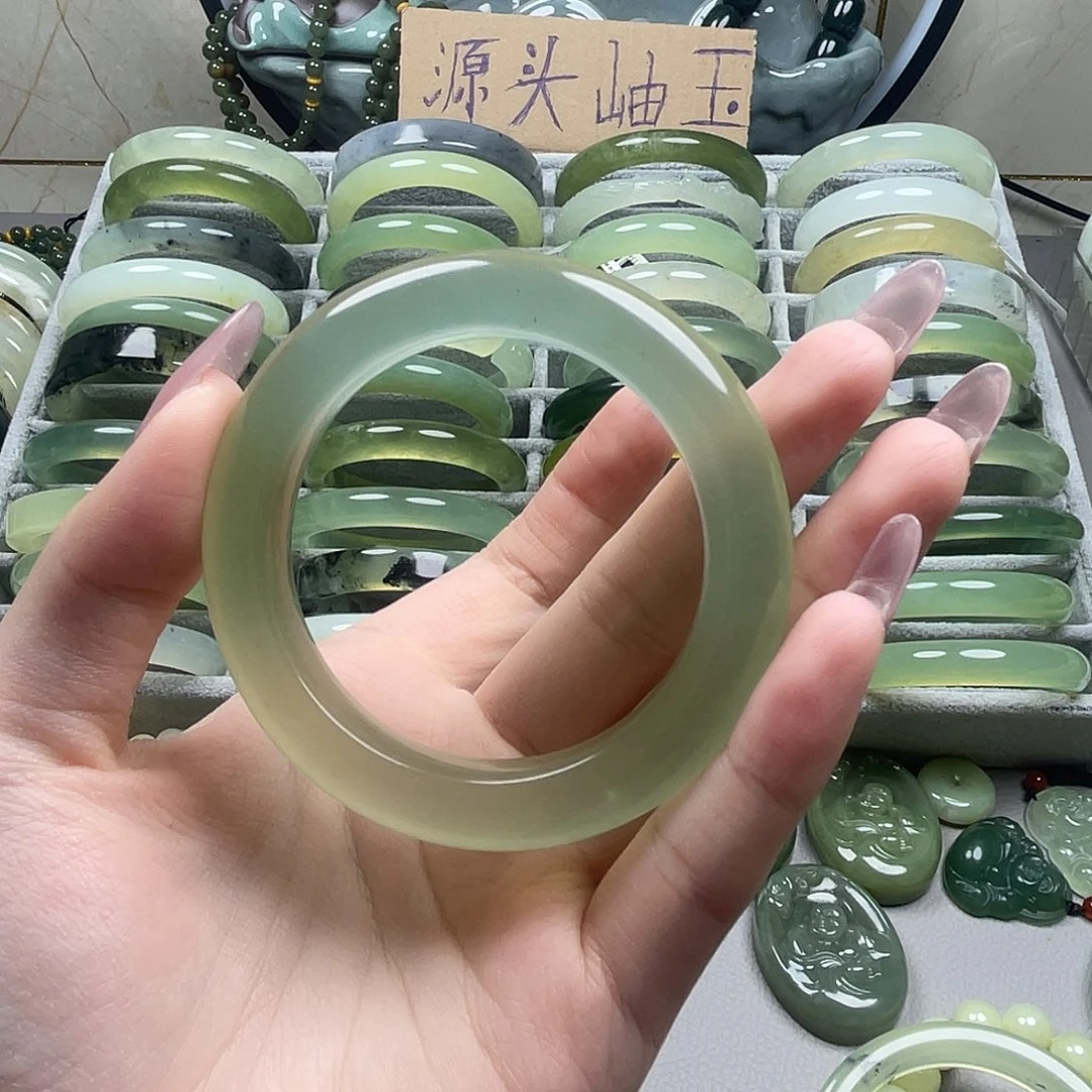 I***蛇纹石玉未镶嵌手镯