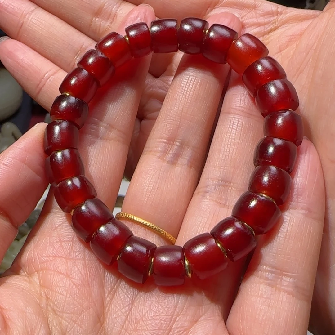 用***3玛瑙/玉髓未镶嵌手链