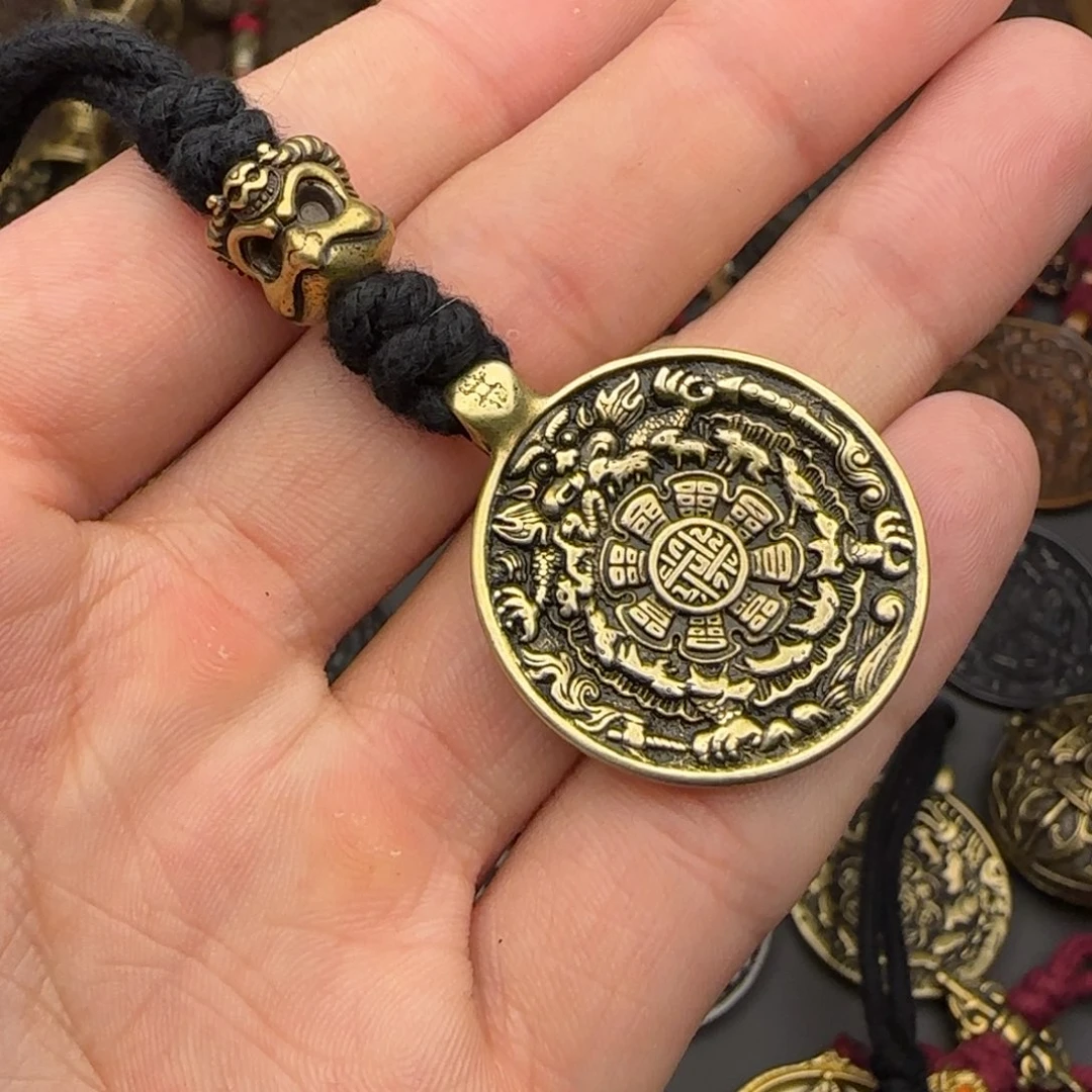 为***波老铜九宫牌吊坠喜欢的来