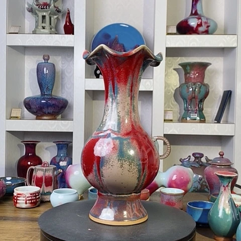 摆件禹州神后钧瓷原产地~