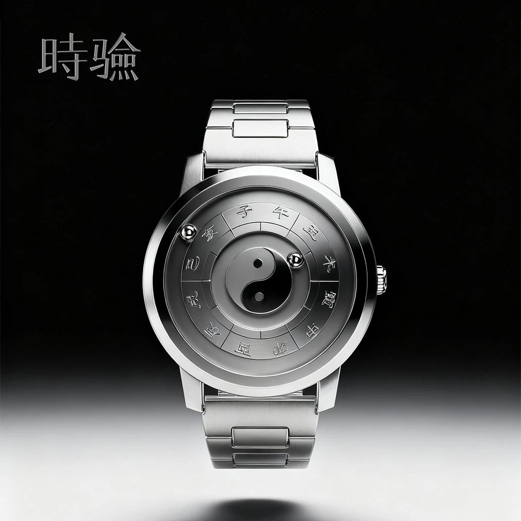 【新品】磁引十二时辰手表男女高级感文创创意礼物太极八卦国风中式