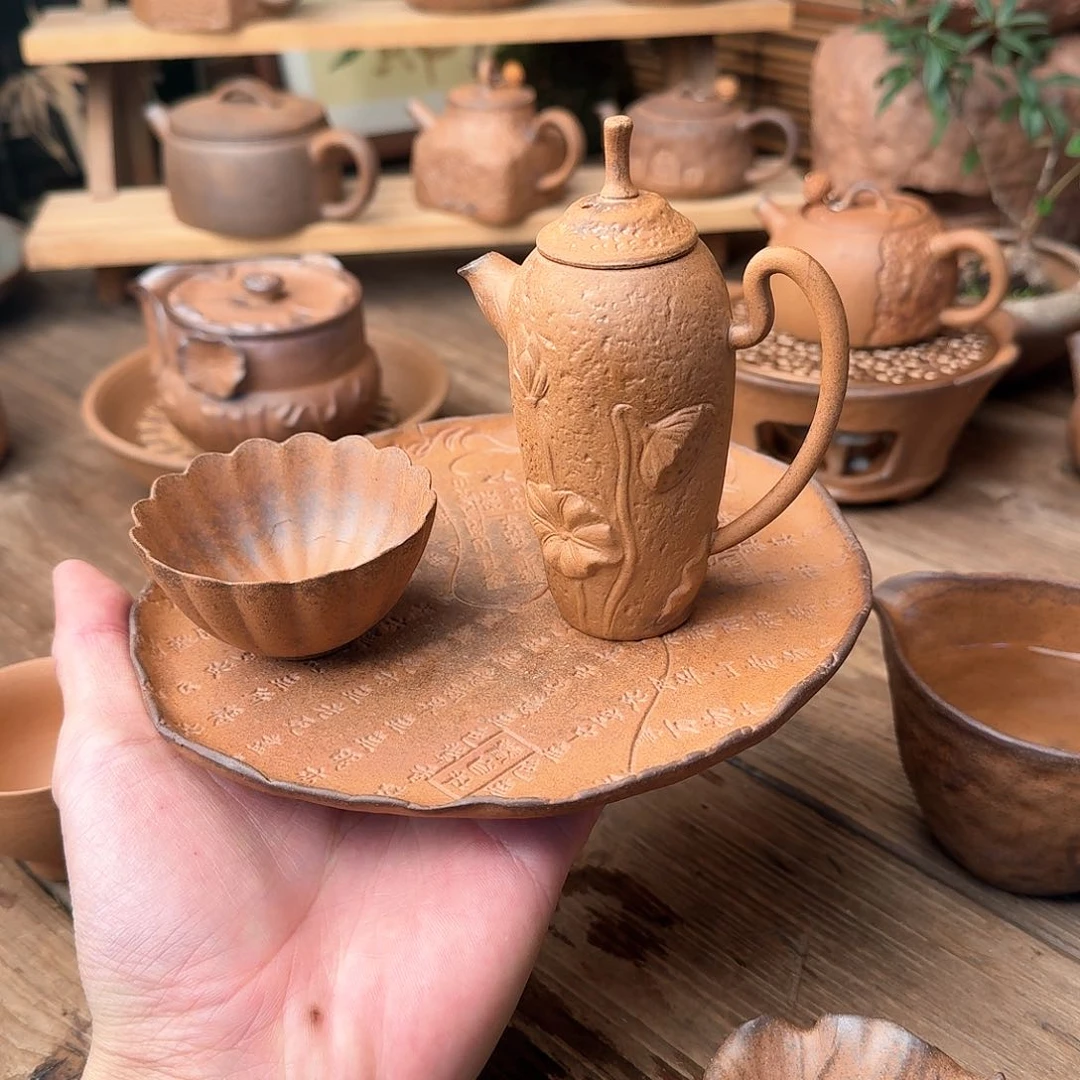 原矿老岩泥茶器系列
