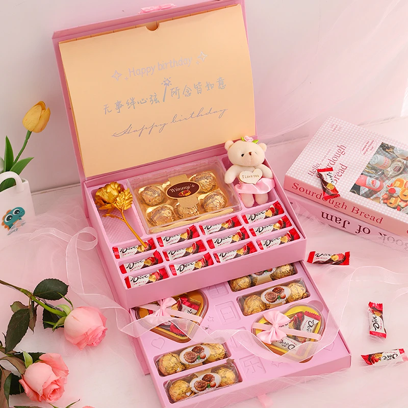 Dove/德芙巧克力礼盒装送女朋友闺蜜零食糖果生日礼物送女生老婆