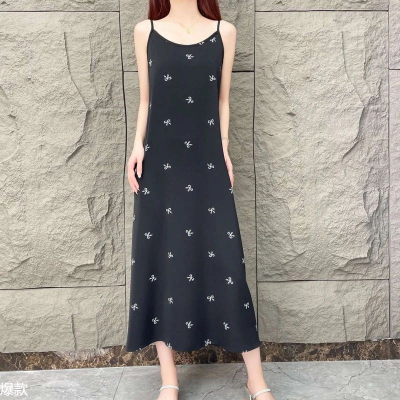 【小鸟依人】春季碎花吊带裙女时尚宽松气质夏季法式无袖印花连衣