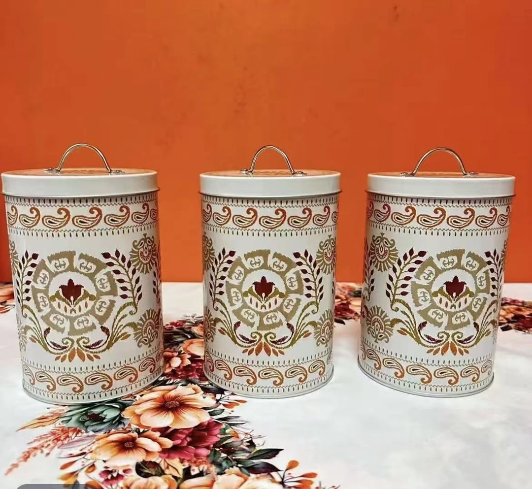 【夏依木生活用品店推荐】新疆包邮民族特色大容量茶盐罐储物罐调、