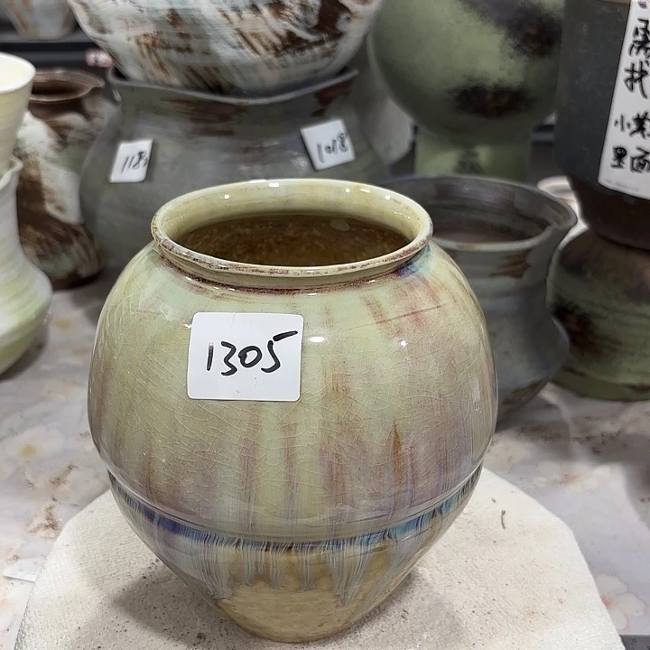 摆件无孔1305高19，口9，