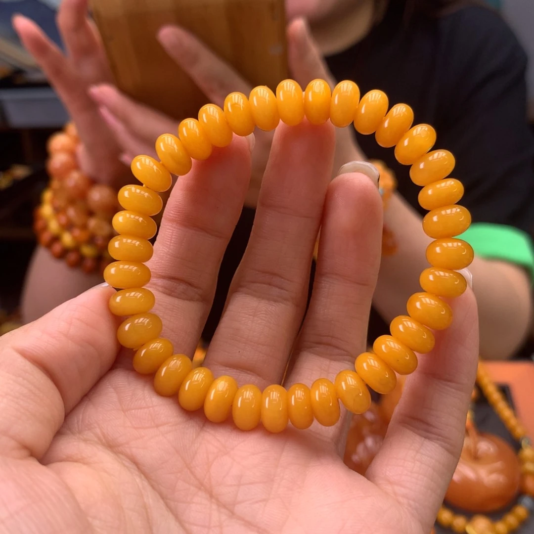 未镶嵌蜜蜡手串天然