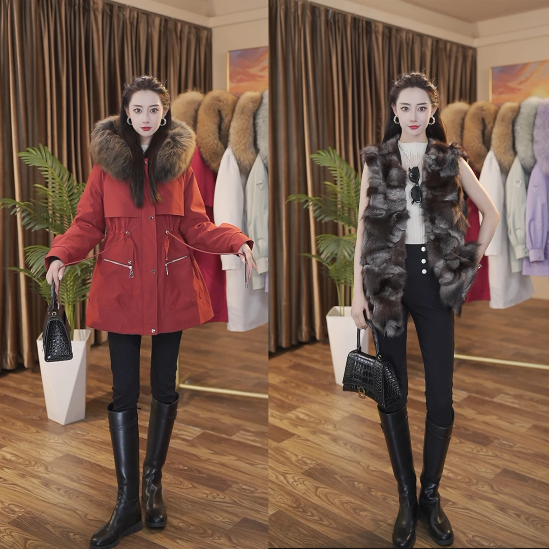 【玄狐内胆】可拆卸皮草派克服2515