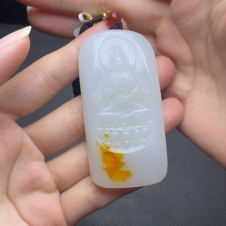 和田玉未镶嵌挂件N