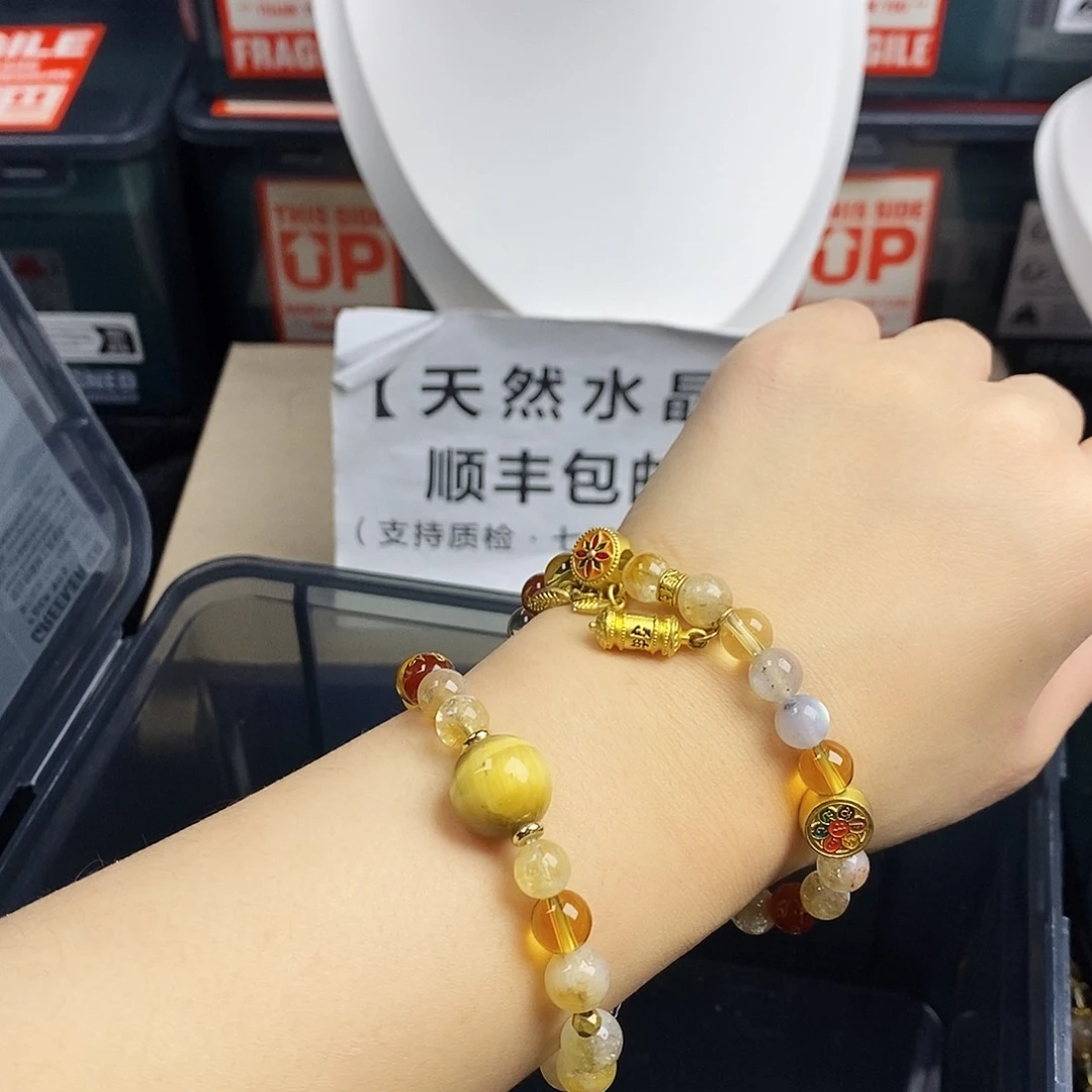 手链银S925镶嵌水晶