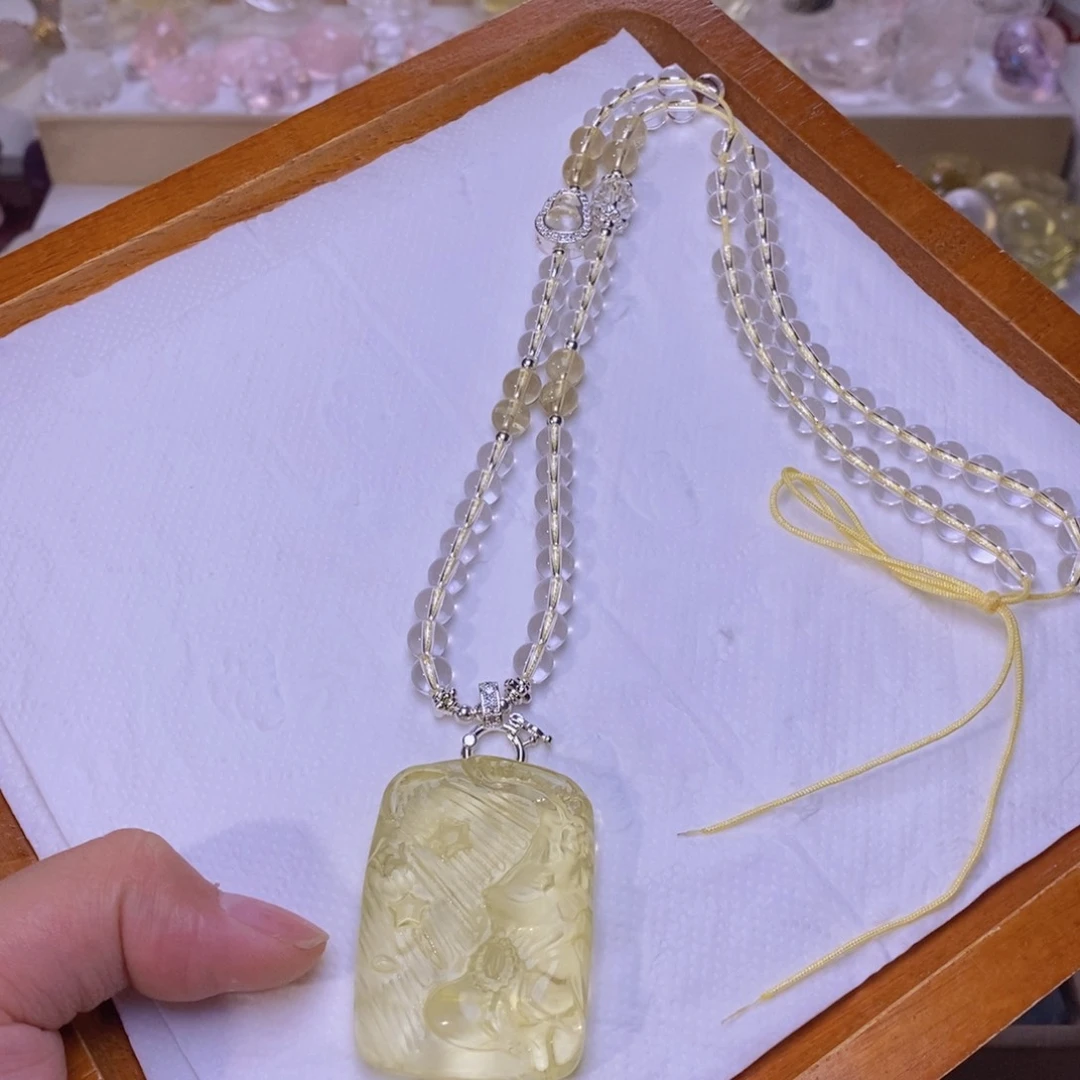 未镶嵌颈饰水晶糖***中一套分两单宠链