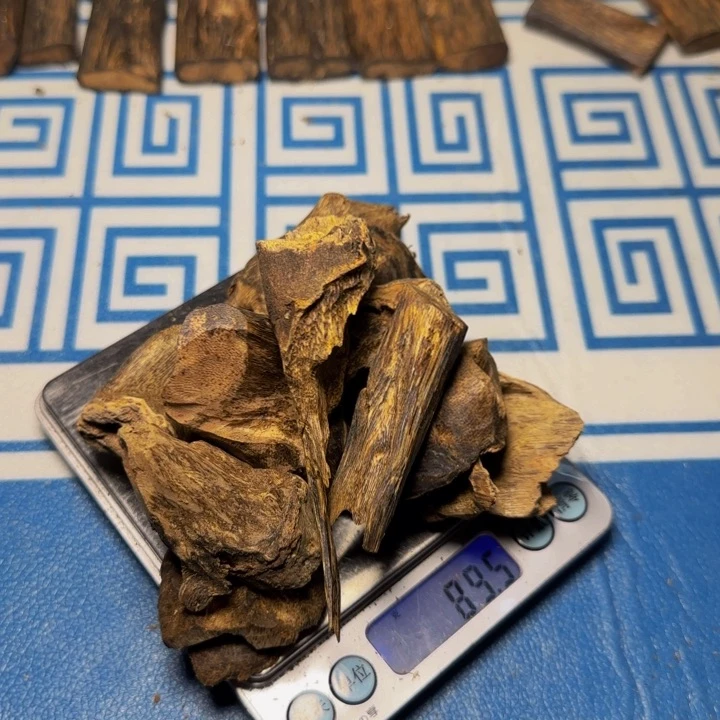 木麦***包手工艺雕塑根雕木方板材89克