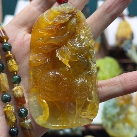 岫玉挂件未镶嵌挂件