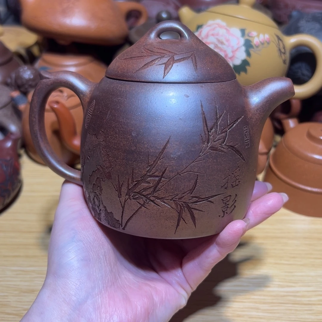 茶壶紫砂宜兴紫砂原矿紫砂450