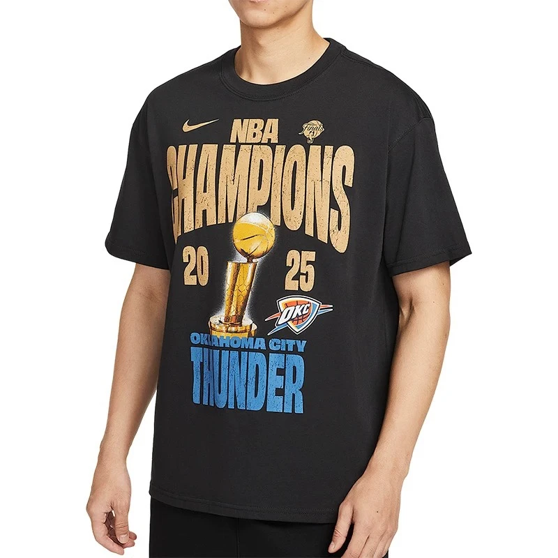 Nike/耐克雷霆总冠军短袖T恤主场同款纯棉短袖IR5593-010