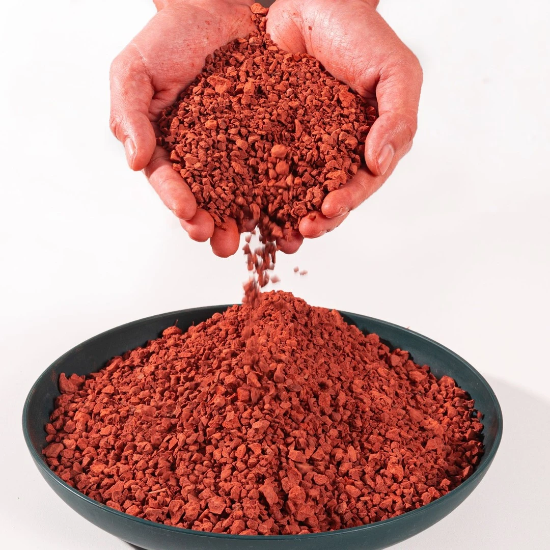 桃溪农牧红色风化土营养土花卉绿植通用微酸性天然颗粒土